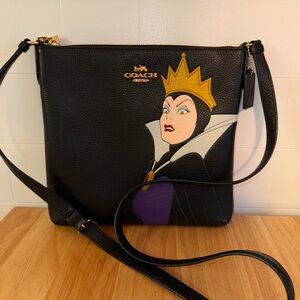 Authentic Disney x Coach “Dark Fantasy” crossbody bag, like new!